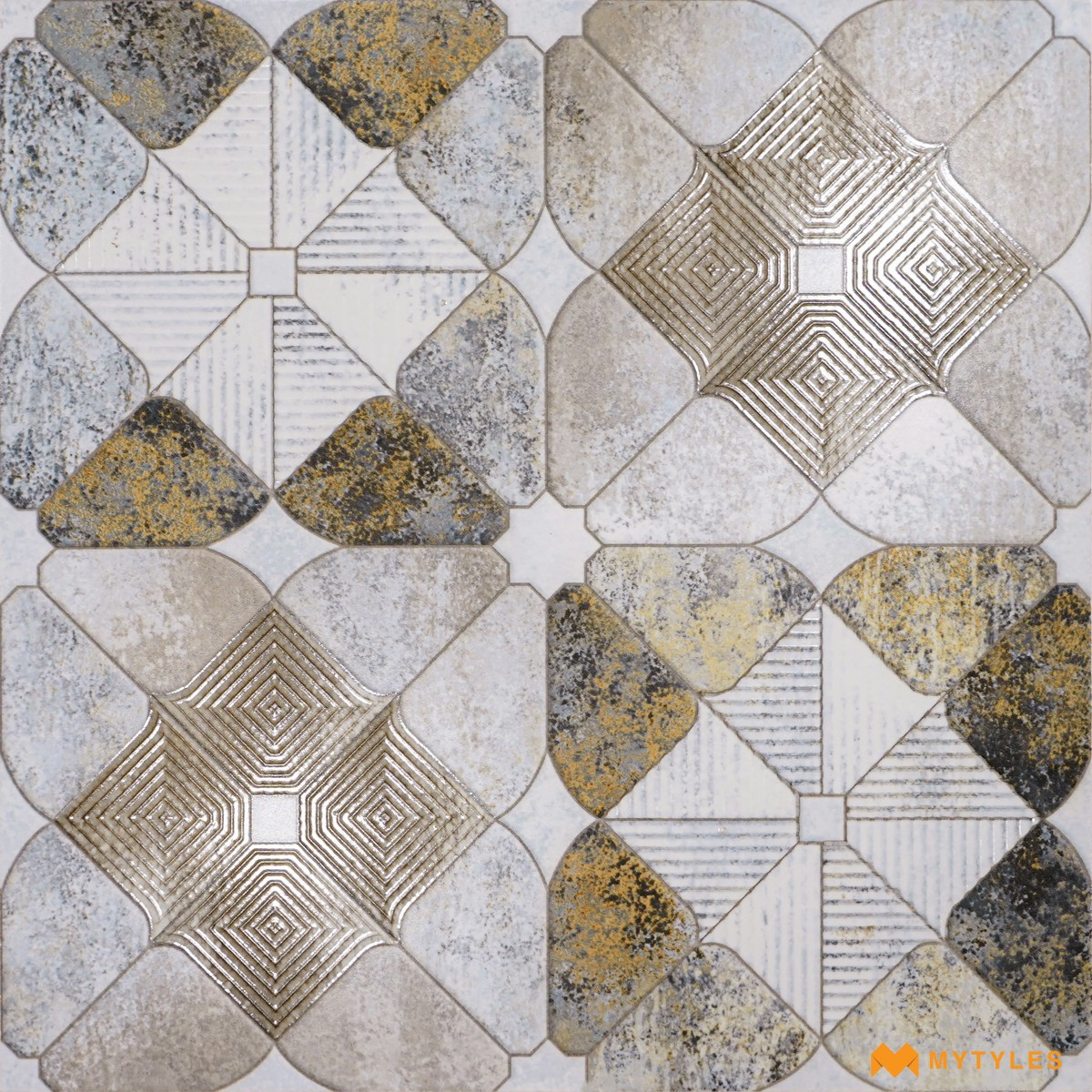 Buy 12x12 in White Moroccan Tile code26563 Online |