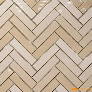 undefined-Ceramic Cream Highlighter Wall Tile Code36031 (300x600mm, Glossy)