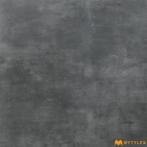 undefined-Vitrified Black Digital Parking Floor and Wall Tile Code33845DK(500x500mm, Matt)