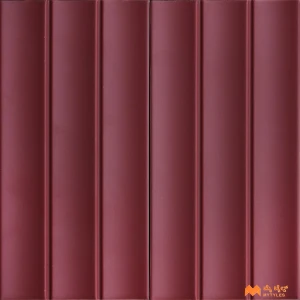 undefined-Imported Burgundy Fluted Wall Tile Code37796 (115x231mm, Matt)