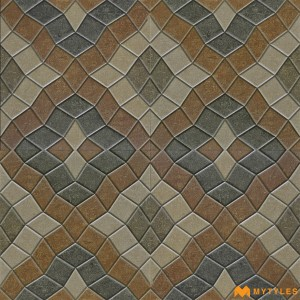 undefined-Vitrified Brown Digital Parking Floor and Wall Tile Code28784 (300x300mm, Matt)