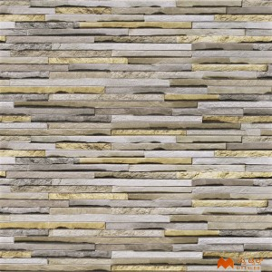undefined-Ceramic Gray Elevation Wall Tile Code37644 (300x600mm, Sugar)