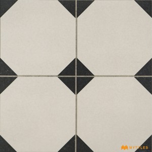 undefined-Vitrified Cream Digital Parking Floor and Wall Tile Code32895 (400x400mm, Matt)