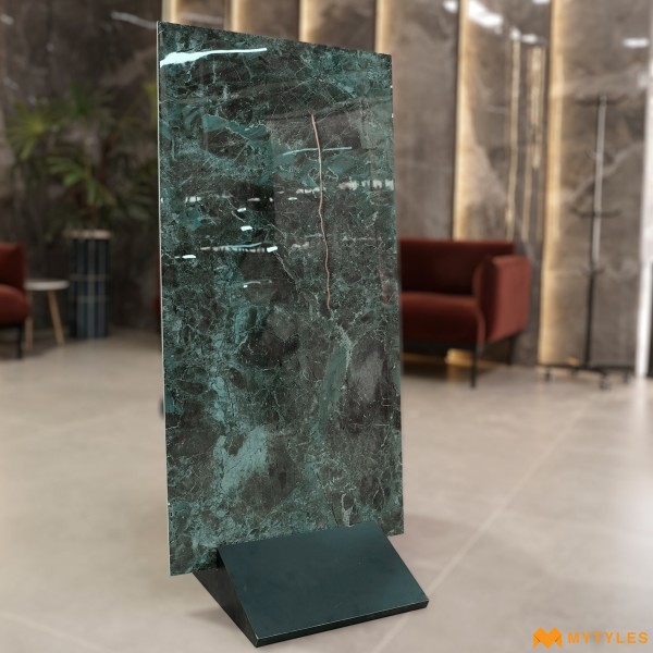 Glazed Vitrified-Vitrified Blue Floor and Wall Tile Code29465 (600x1200mm, Glossy)