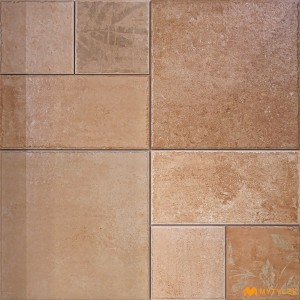 undefined-Vitrified Brown Modular Floor and Wall Tile Code35153 (500x500mm, Matt)