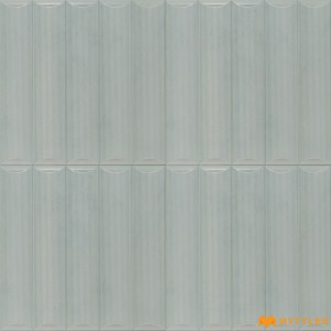 undefined-Ceramic Blue Fluted Wall Tile Code27308 (300x300mm, Matt)