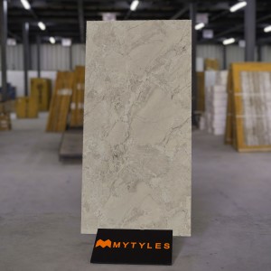 undefined-Vitrified Gray Floor and Wall Tile Code21756 (600x1200mm, Matt)