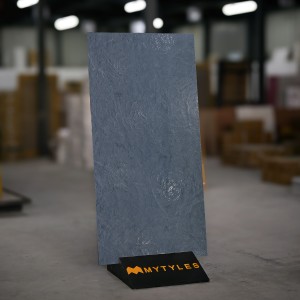 undefined-Vitrified Blue Floor and Wall Tile Code32321 (600x1200mm, Matt)