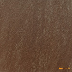 undefined-Vitrified Brown Digital Parking Floor and Wall Tile Code31007DK(500x500mm, Matt)