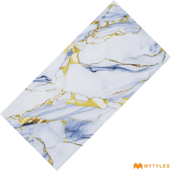 Glazed Vitrified-Vitrified Blue Floor and Wall Tile Code29515 (600x1200mm, Glossy)