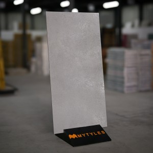 undefined-Vitrified Gray Floor and Wall Tile Code32318 (600x1200mm, Matt)