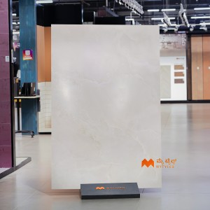 undefined-Vitrified Gray 15mm Slab Floor and Wall Tile Code37106 (1200x1800mm, Matt)