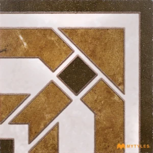Brown Elongated Chain Corner Tile Code39839 