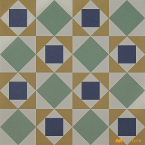 undefined-Vitrified Moroccan Tile Code20699 (600x600mm, Matt)