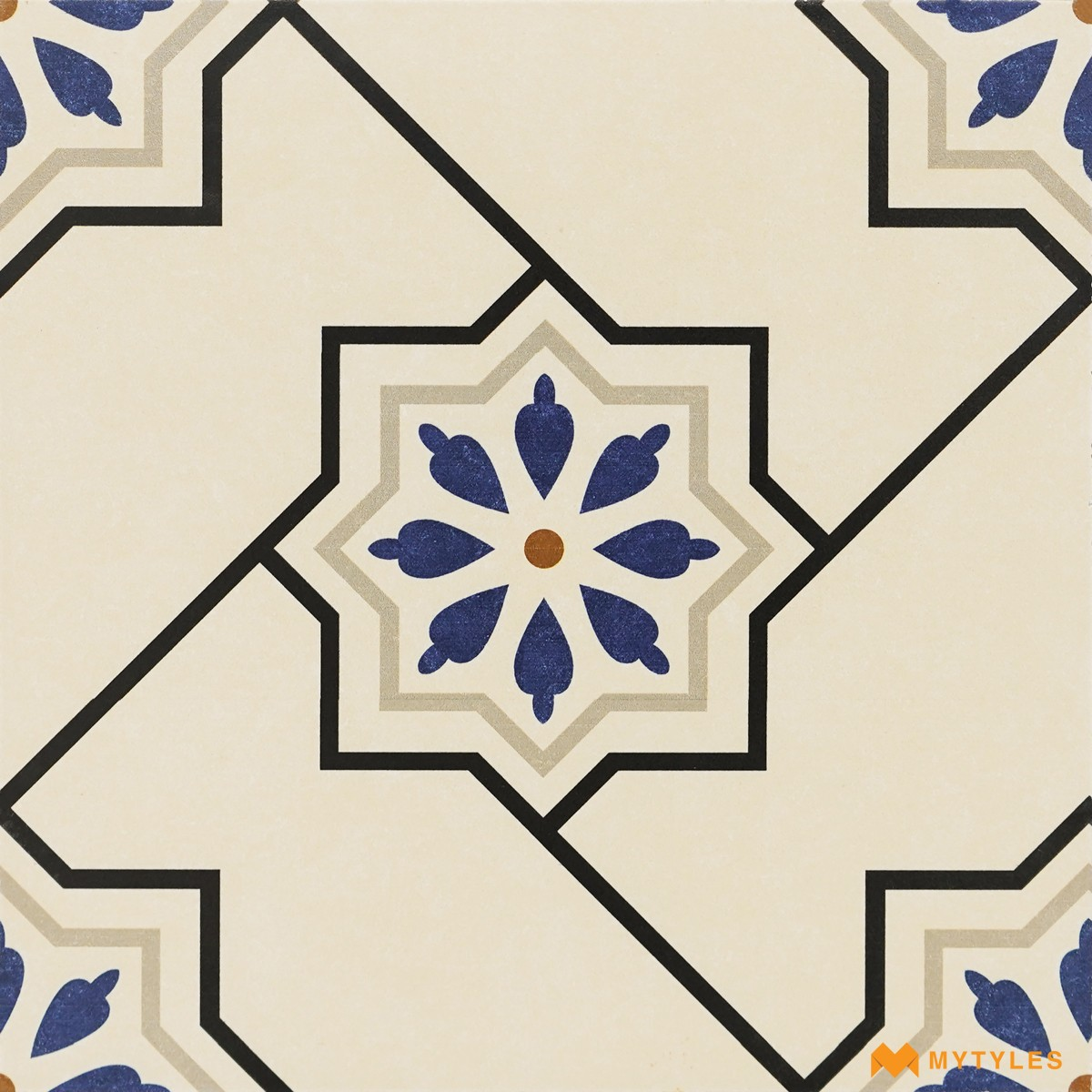 Buy 1x1 Feet Moroccan Wall & Floor Tile code22309 Online
