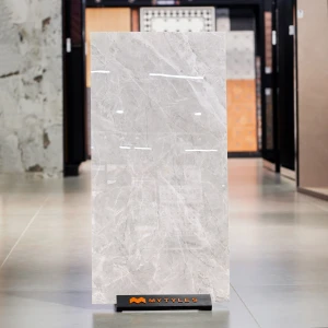 undefined-Vitrified Off-White Floor and Wall Tile Code37021 (600x1200mm, Glossy)