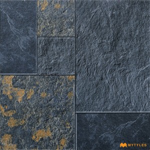 undefined-Vitrified Blue Parking Floor and Wall Tile Code17246 (400x400mm, Matt)