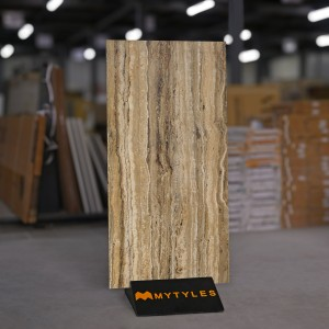 undefined-Vitrified Brown Floor and Wall Tile Code30624 (600x1200mm, Matt)