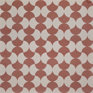 undefined-Vitrified Red Moroccan Floor and Wall Tile Code31853 (600x600mm, Matt)
