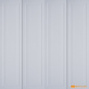 undefined-Imported White Textured Wall Tile Code29215 (300x1200mm, Matt)