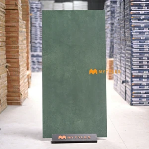 undefined-Sandstone Green Matt Rustic GVT Tile Code39539LT 600x1200mm 2Pc