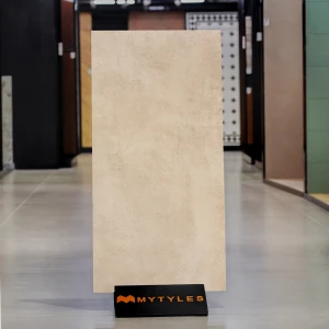 undefined-Vitrified Ivory Floor and Wall Tile Code37444 (600x1200mm, Matt)