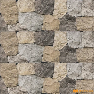 undefined-Imported Gray Elevation Wall Tile Code1670 (170x520mm, Matt)