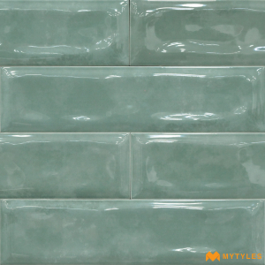 Daurmont Green Subway Tile 10 x 30cm main image 1