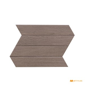 undefined-Vitrified Gray Wooden Floor and Wall Tile Code32815 (80x450mm, Matt)