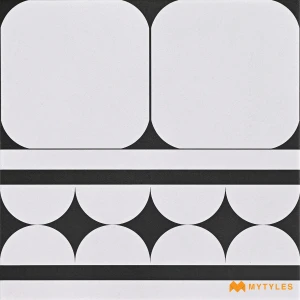 White Black Carpet Tile Code40480B
