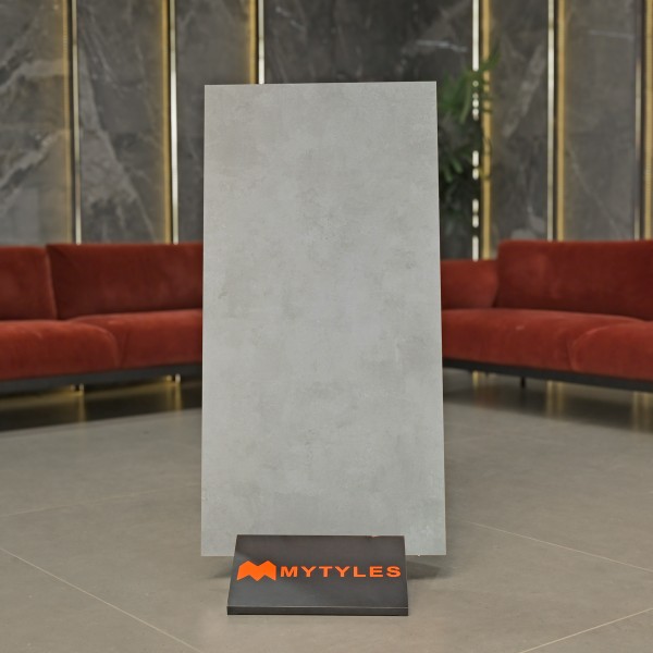 Glazed Vitrified-Vitrified Gray Floor and Wall Tile Code24057 (600x1200mm, Matt)