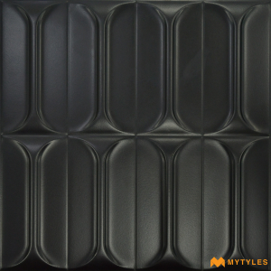 undefined-Ceramic Black Textured  Wall Tile Code26670 (300x300mm, Matt)