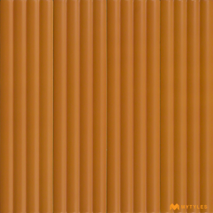 undefined-Orange  Fluted Wall Tile Code24985 (75x300mm, Matt)