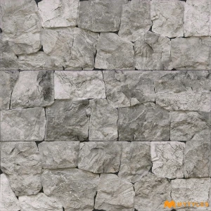 undefined-Imported Gray Elevation Wall Tile Code1669 (170x520mm, Matt)