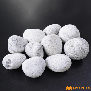 undefined-Pebble Stone Code-PEB-75-Grey (1Kg, Matt)