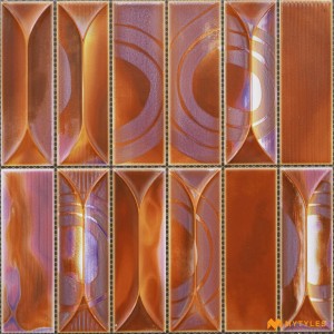 undefined-Ceramic Red Subway Wall Tile Code32494 (300x300mm, Sugar)