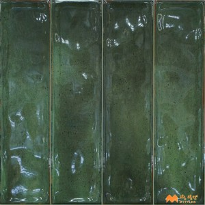 undefined-Ceramic Green Subway Wall Tile Code37360 (300x300mm, Glossy)