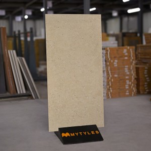 undefined-Vitrified Cream Floor and Wall Tile Code29133 (600x1200mm, Carving Matt)