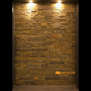 undefined-Natural Stone Wall Cladding Code16447 (150x600mm, Stone)  -  D Green