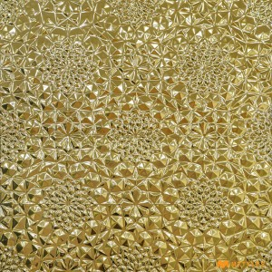 undefined-Golden Wall Tile Code31261 (300x600mm, Metallic)