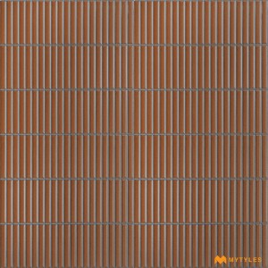 undefined-Ceramic Red Kitkat Wall Tile Code36310 (300x600mm, Satin)
