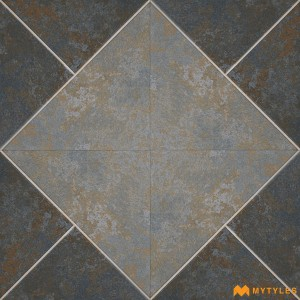 undefined-Vitrified Gray Parking Floor and Wall Tile Code34987 (400x400mm, Matt)