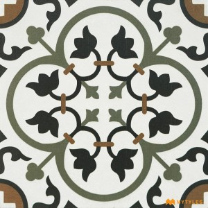 undefined-Vitrified Moroccan Tile Code4460 (300x300mm, Matt)