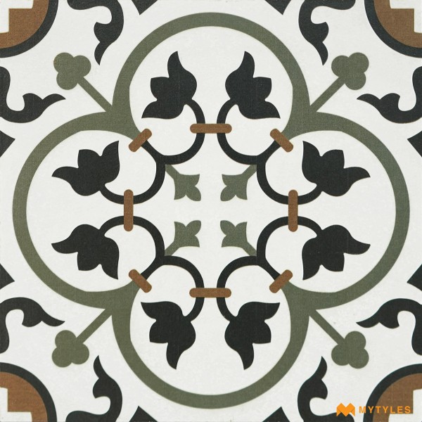Moroccan Tiles-Vitrified Moroccan Tile Code4460 (300x300mm, Matt)
