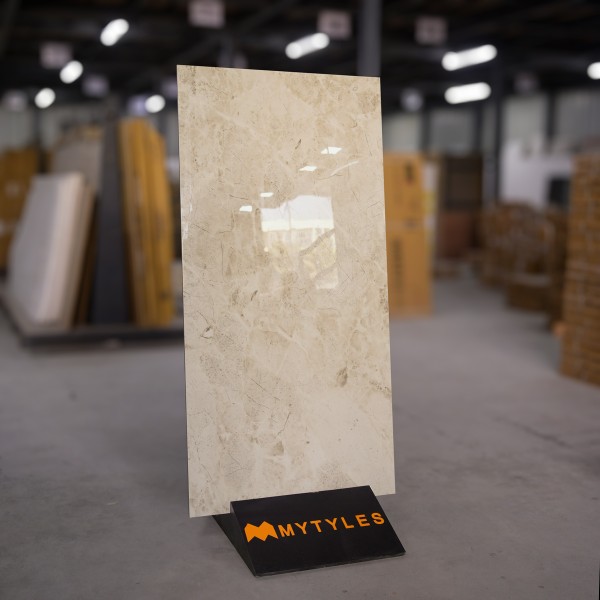 Glazed Vitrified-Vitrified GVT Slab Tile Code9722 (600x1200mm, Glossy)