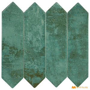 undefined-Blue Picket Subway Wall Tile Code24988 (75x300mm, Glossy)