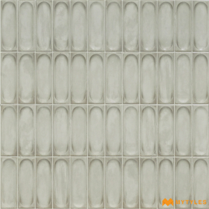 undefined-Ceramic Gray Geometric Wall Tile Code27571 (300x600mm, Matt)