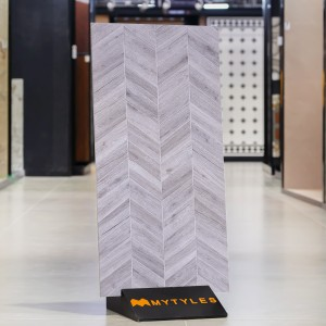 undefined-Vitrified Gray Wooden Floor and Wall Tile Code37426 (600x1200mm, Matt)