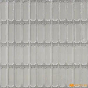 undefined-Platinum Grey Capsule Glossy Ceramic Wall Tile Code40286 300x600mm 6Pc Pack