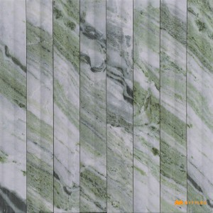 undefined-Imported Green Fluted Wall Tile Code32813 (50x400mm, Matt)
